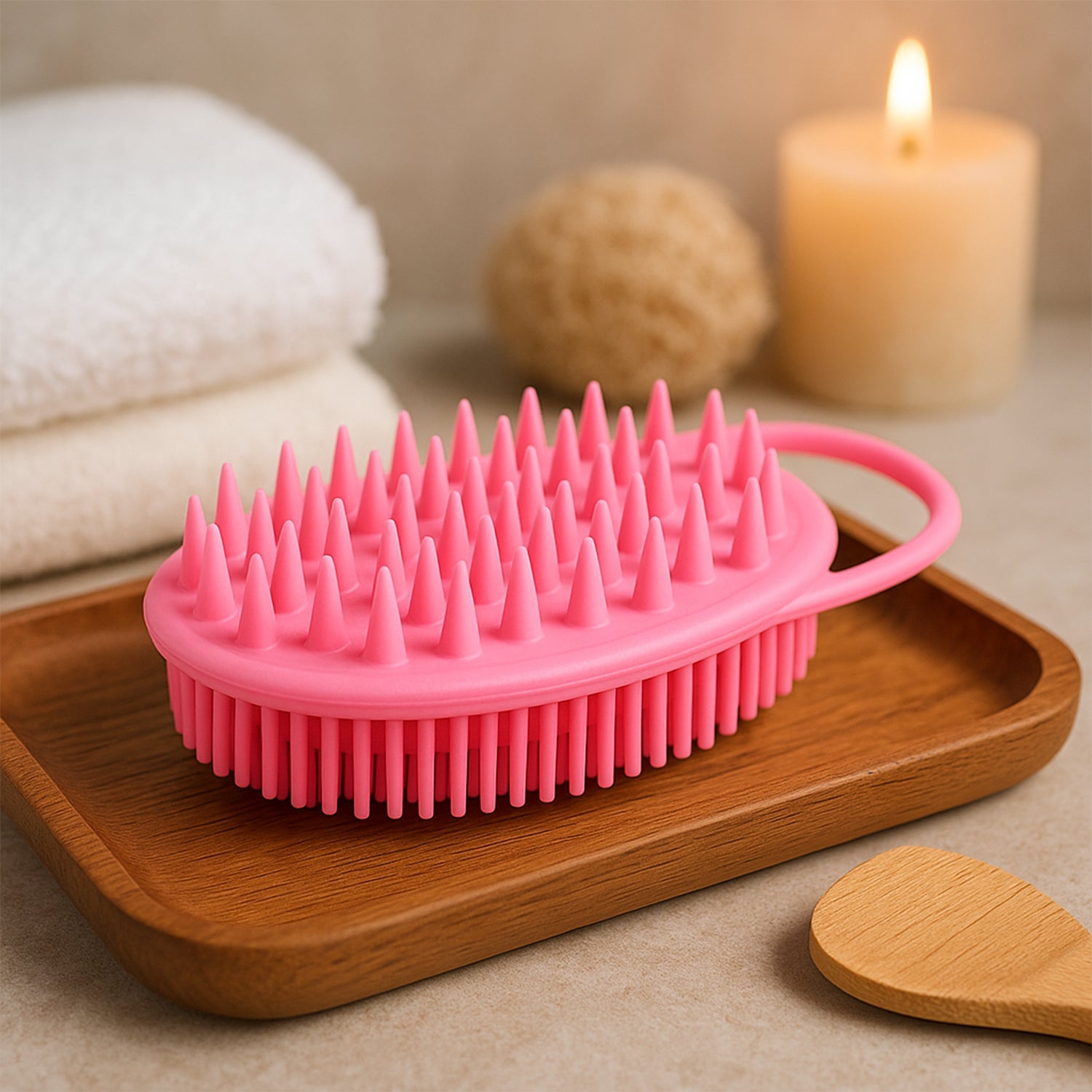 2-in-1 Silicone Soft Bristle Bath Brush 2-in-1 Silicone Soft Bristle Bath Brush